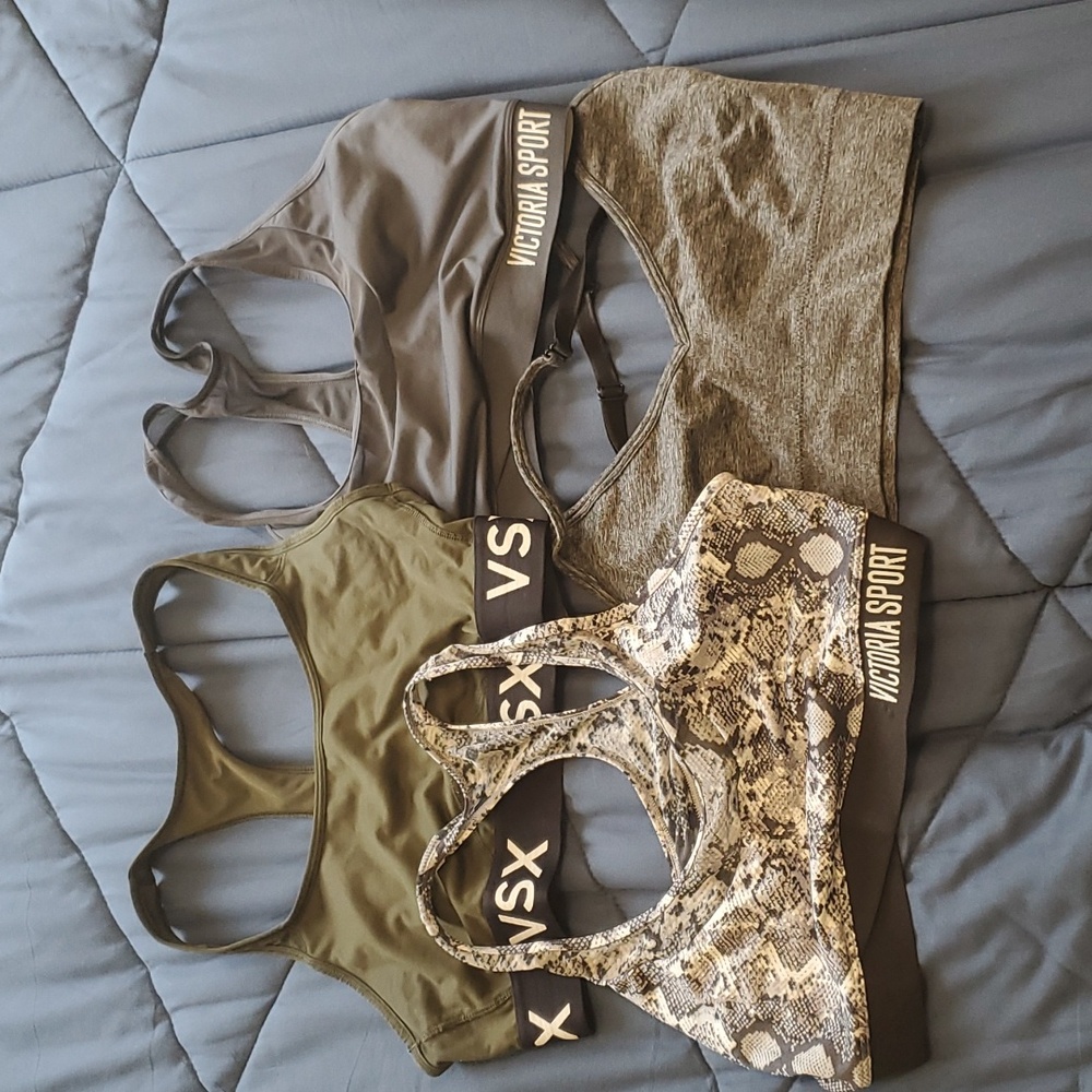 4 sport bra bundle including Victoria sport